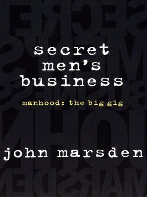 cover image of Secret Men's Business